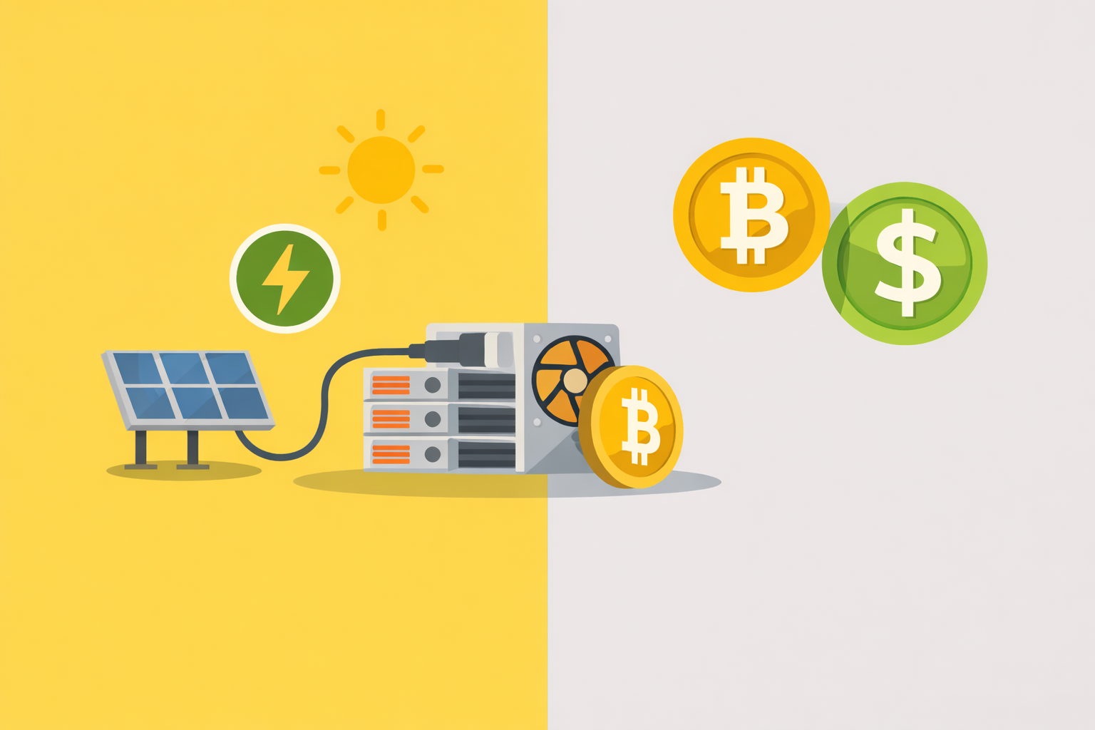De voordelen van het delven van cryptocurrency met zonnepanelen